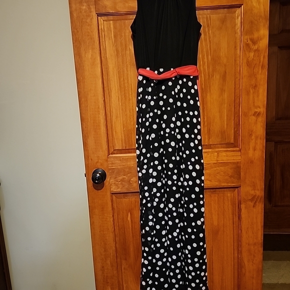 K Studio Woman's Size M maxi halter fully lined dress NWT - Picture 2 of 15